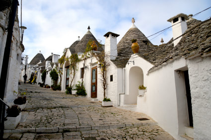Trulli di Alberobello, Puglia - Itinerario in bicicletta