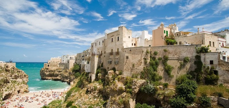 Polignano a Mare, Puglia - Itinerario in bicicletta
