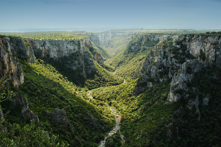 Il canyon della gravina di Laterza
