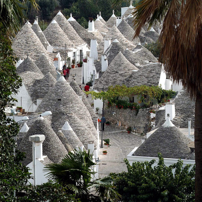Trulli di Alberobello, Puglia - Itinerario in bicicletta